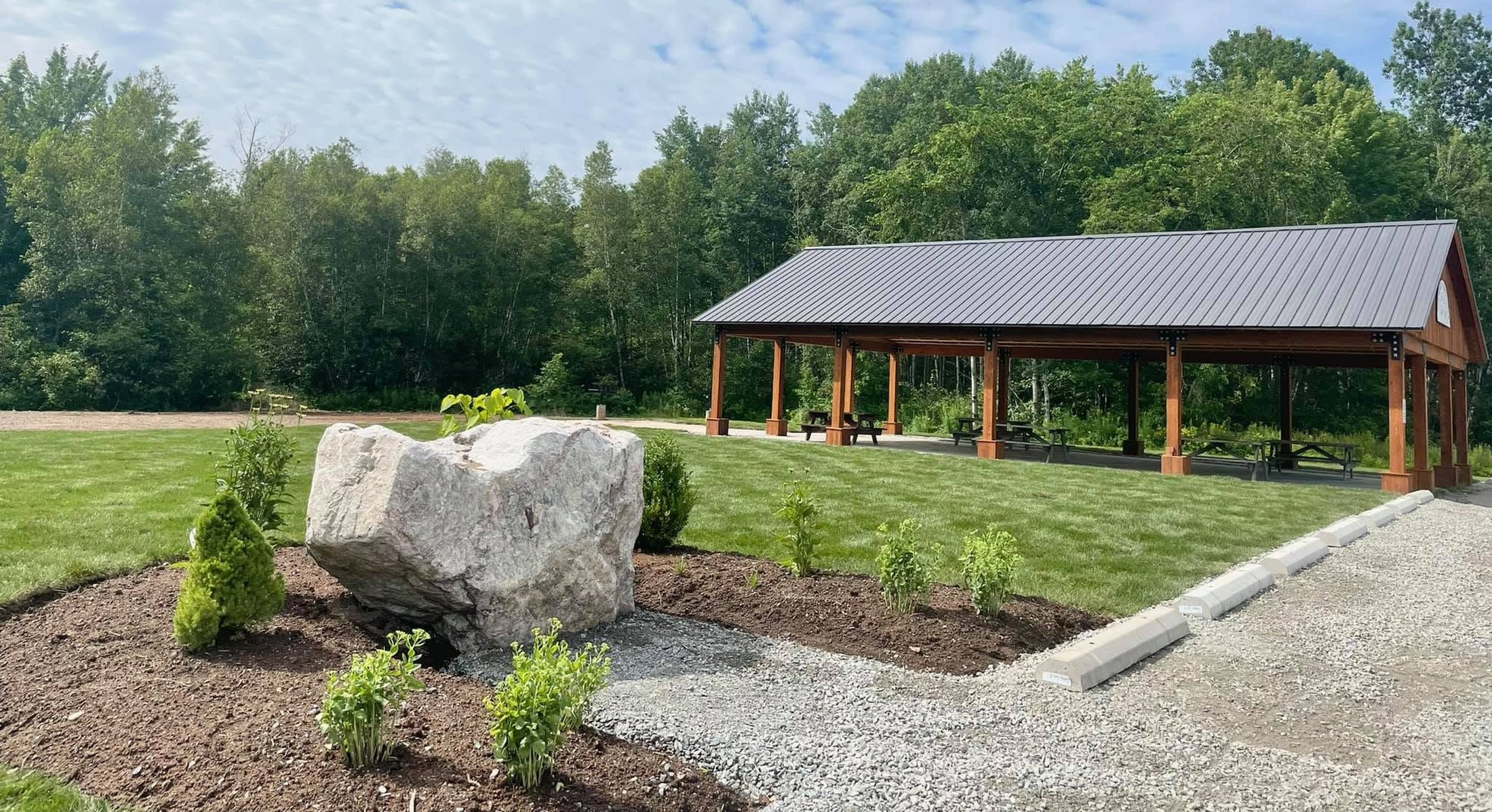 Nauwigewauk Community Club picnic shelter and grounds